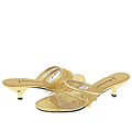 J. Rene� Penny Clear/Gold