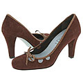 Cynthia Rowley Tomei Chocolate Suede/Bronze Snake (Size 8 M)