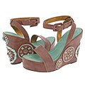 BCBG Max Azria Davis Toffee/Ecru/Teal