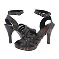 KORS Michael Kors Palmer Black Tumbled Metallic