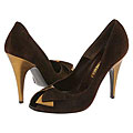 BRUNOMAGLI Josie Dark Brown Suede Combo