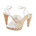 BCBGirls Jaifa White Leather/Cork