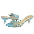 BCBGirls Danna Turquoise/Platino Woven Leather