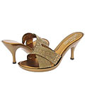 Donald J Pliner Ona Khaki/Bronze Metallic Gator