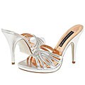 Steven Shiny Silver Leather(Size 9.5 M)