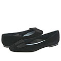 Cynthia Rowley Trollop Black Suede/Black Grosgrain