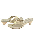 Franco Sarto Mulino Platinum/Natural Metallic/Juta