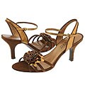 Franco Sarto Nobility Mocha/Old Gold Suede/Metallic