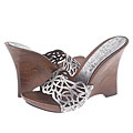 Charles David Labyrinth Black/Silver Metallic Crackle