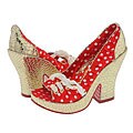 Irregular Choice Betty 3137-5D Red/ Gold/ White