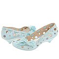 Irregular Choice Swiss Cheese 3076-5 B Pale Blue L(Size 39 (US 8) M)