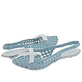 Irregular Choice Holey Moley 2679 - 10 B Blue Leather