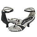 Irregular Choice Come Dancing 3074-2 B Black Leather Off White Lacy