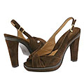 MICHAEL Michael Kors Raceway Platform Sling Chocolate-205