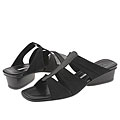 Donald J Pliner Den Black Mesh Elastic/Soft Kid