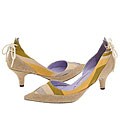 Irregular Choice Puppy Love 3116-1B Yellow/ Grey/ Beige