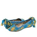 Irregular Choice Noughts & Crosses 3117-4C Blue Leather/ Blue/ Orange/ Green