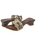 Irregular Choice Clip Clop 3130-1B Peach/ Cream/ Tan