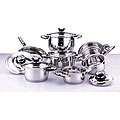 Fischner 12-piece 5-layer 18/10 Stainless Steel Cookware