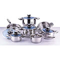 Fischner 12-piece 5-layer 18/10 Stainless Steel Cookware