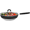 Aluminum Non-stick Two-tone 11-inch Wok