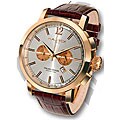 Haurex Men's Maestro Chrono Rose Goldtone Watch