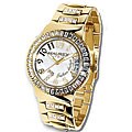 Haurex Women's Eloise2 Goldtone Crystal Watch