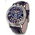 Haurex Men's Raptor Dual Time and Chrono Watch