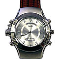 MW618-watch-1G-Silver 1GB MP3 FM Dial Quartz Watch