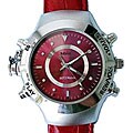MW618-watch-1G-Red 1GB MP3 FM Dial Quartz Watch