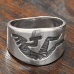 Sterling Silver Tribal Kokopelli Ring (Mexico)
