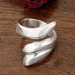 Sterling Silver Modern Bypass Ring (Mexico)