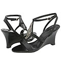AK Anne Klein Annika Black Leather