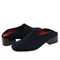 Donald J Pliner Alexa Navy Silk Elastic