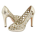 J Lo Lace Gold Leather