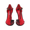 Betsey Johnson Kell Black/Red Satin