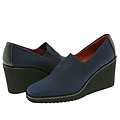 Donald J Pliner Ideal Navy Silk Elastic