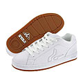 Sneaux Dude White/Gum Grainy Leather