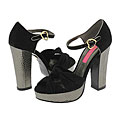 Betsey Johnson Fanatic Black Suede