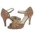 AK Anne Klein Lola Light Taupe/Silver Leather