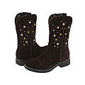 Nina Kids Two Step Cowgirl Boot (Toddler/Youth Fudge suede