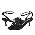 Nina Garland-LS Black Luster Satin