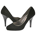Two Lips Amber Black Suede
