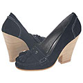 Two Lips Bernice Black Suede
