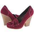 Two Lips Bernice Burgundy Suede