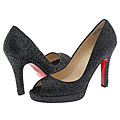 Oh Deer! Dorothy Black Glitter Shoes