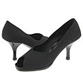 Vaneli Heilwid Black Pesca Fab W/Black Patent