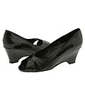 Vaneli Berkly Black Eelskin W/Black Patent