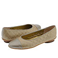 Vaneli Danice Platino Pearl Quilted Nappa W/Opal Pearl Nappa