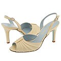 Cynthia Rowley Sorvino Champagne Satin/Crystal Buckle